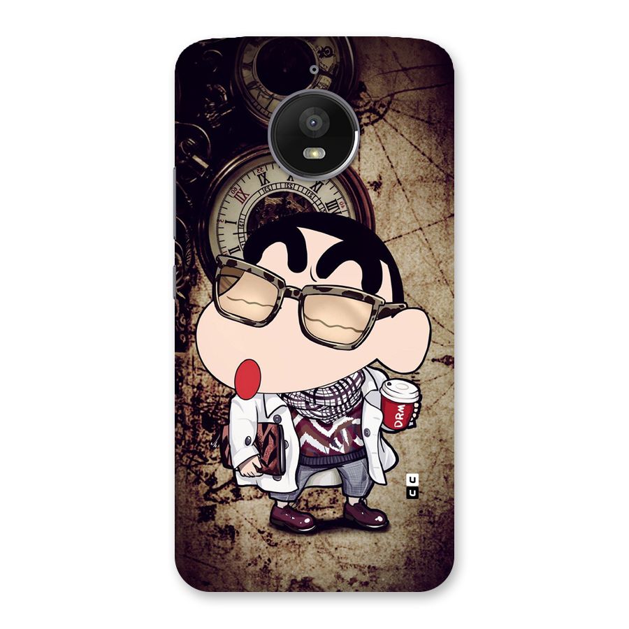 Dope Shinchan Back Case for Moto E4 Plus