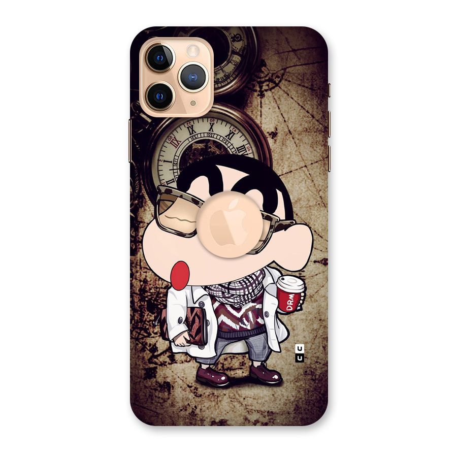 Dope Shinchan Back Case for iPhone 11 Pro Max Logo Cut