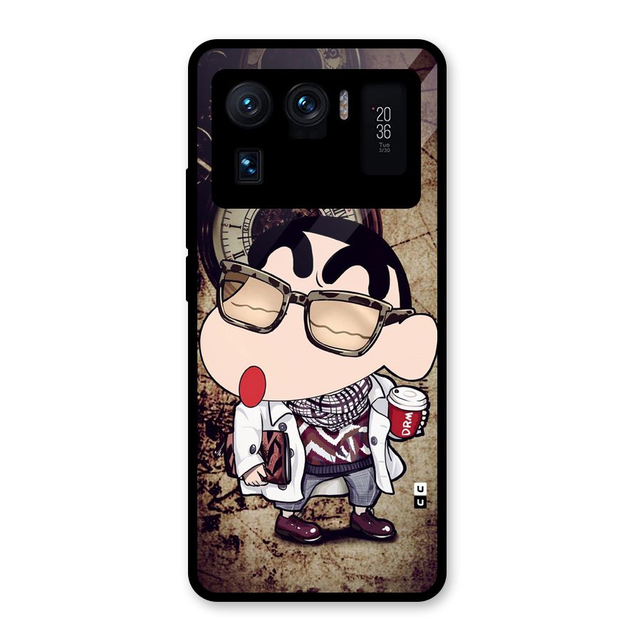 Dope Shinchan Glass Back Case for Mi 11 Ultra