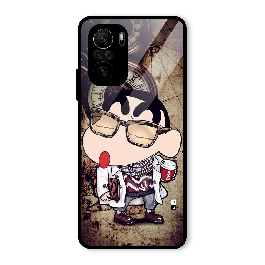 Dope Shinchan Glass Back Case for Mi 11x