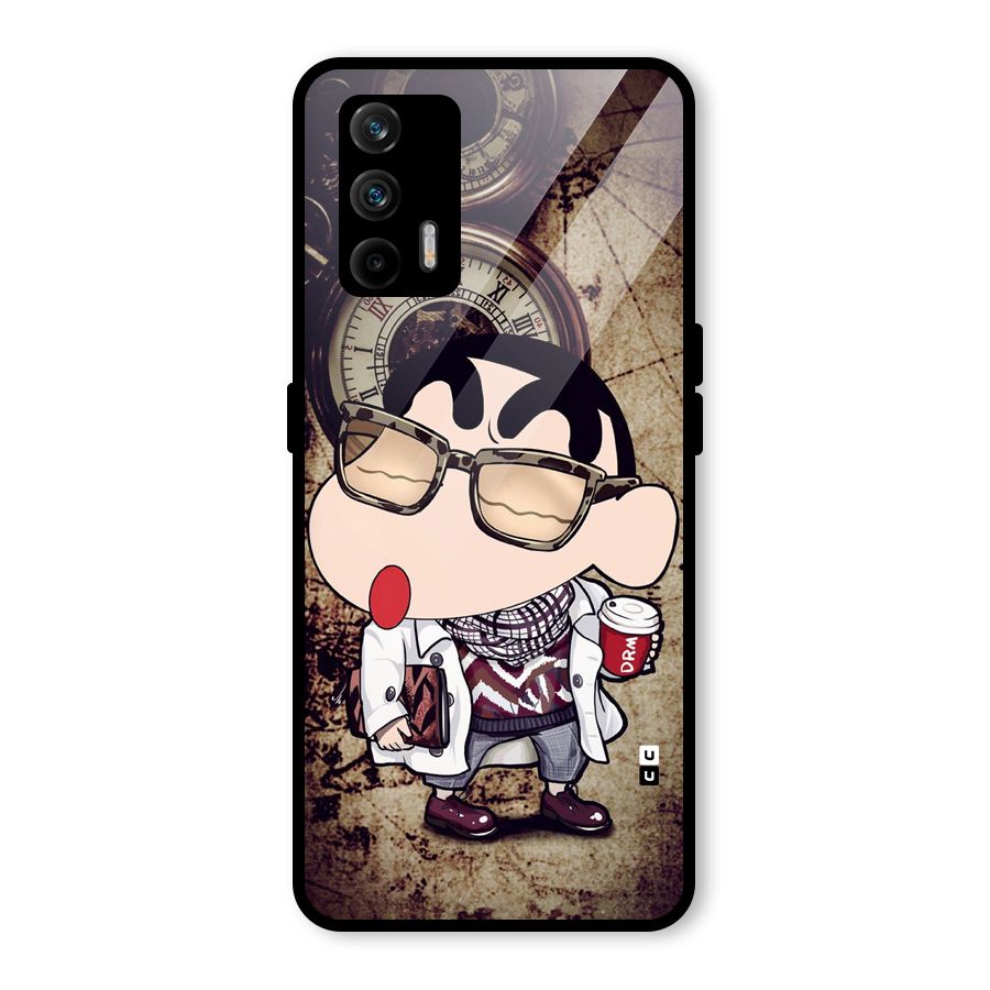 Dope Shinchan Glass Back Case for Realme GT 5G