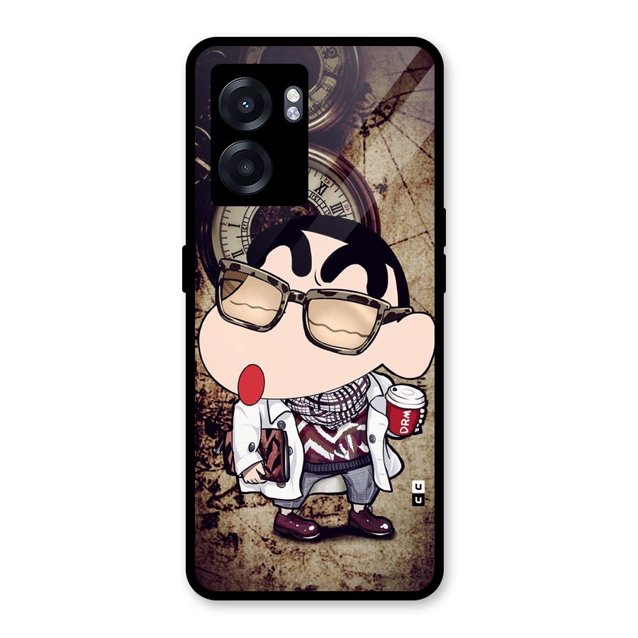 Dope Shinchan Glass Back Case for Realme Narzo 50 5G