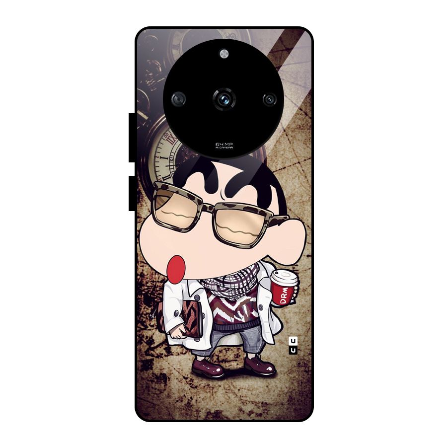 Dope Shinchan Glass Back Case for Realme Narzo 60 5G