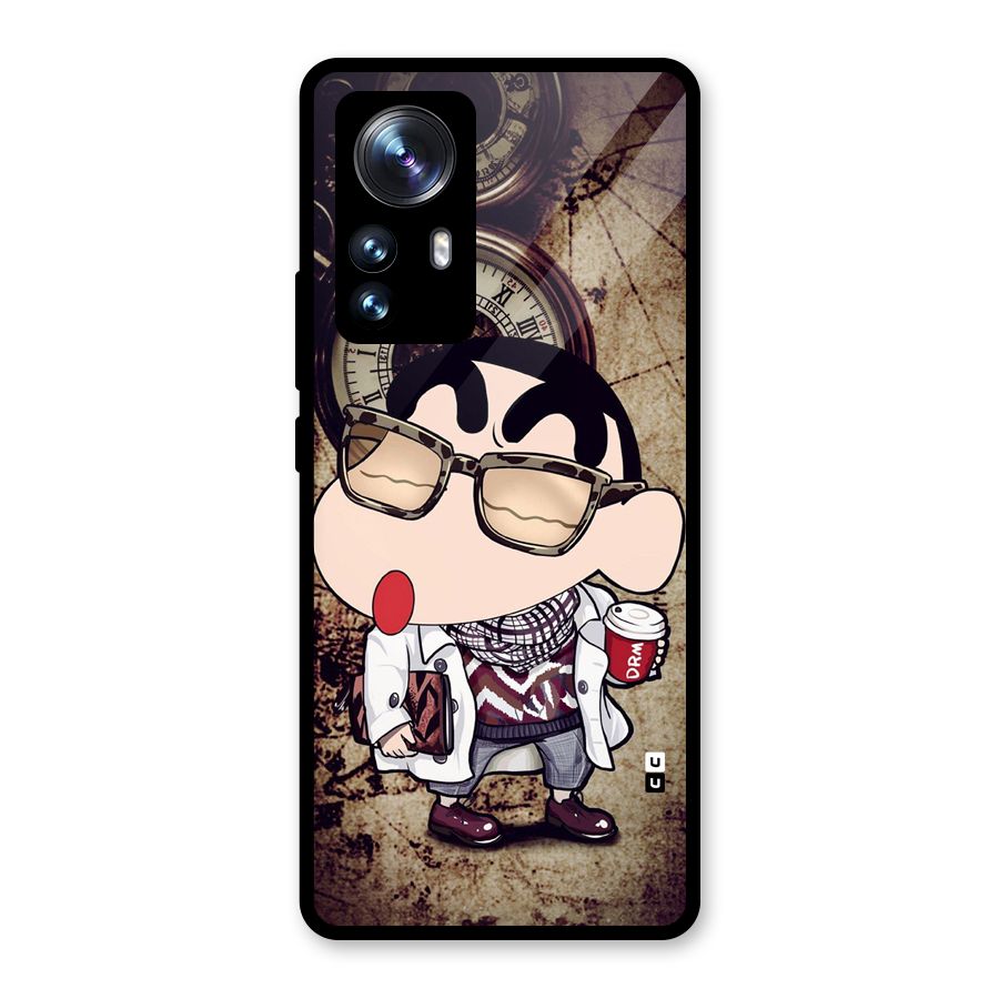 Dope Shinchan Glass Back Case for Xiaomi 12 Pro