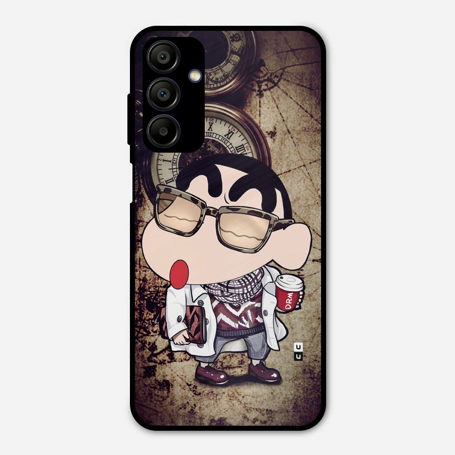 Dope Shinchan Metal Back Case for Galaxy A15 5G
