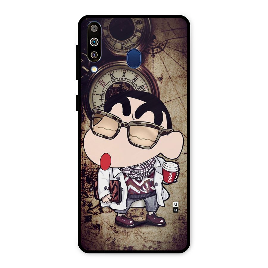 Dope Shinchan Metal Back Case for Galaxy M30