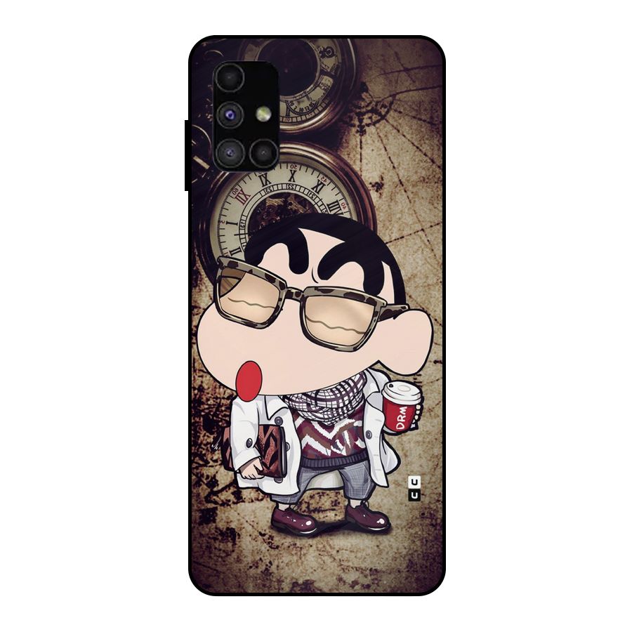 Dope Shinchan Metal Back Case for Galaxy M51