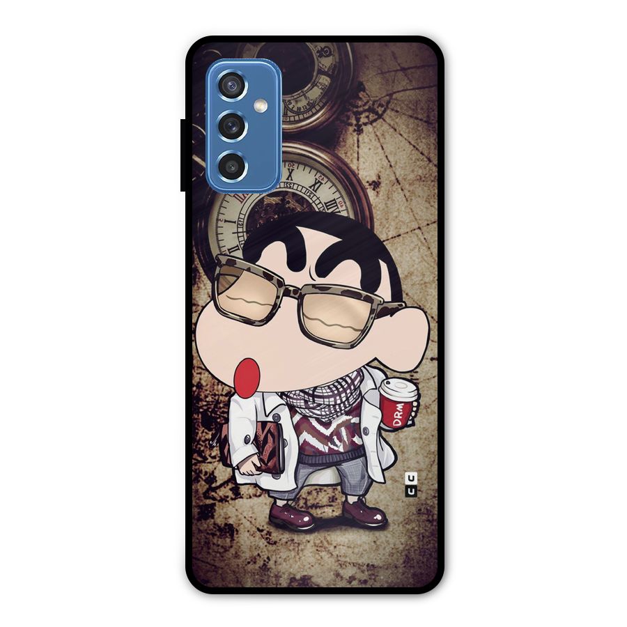 Dope Shinchan Metal Back Case for Galaxy M52 5G