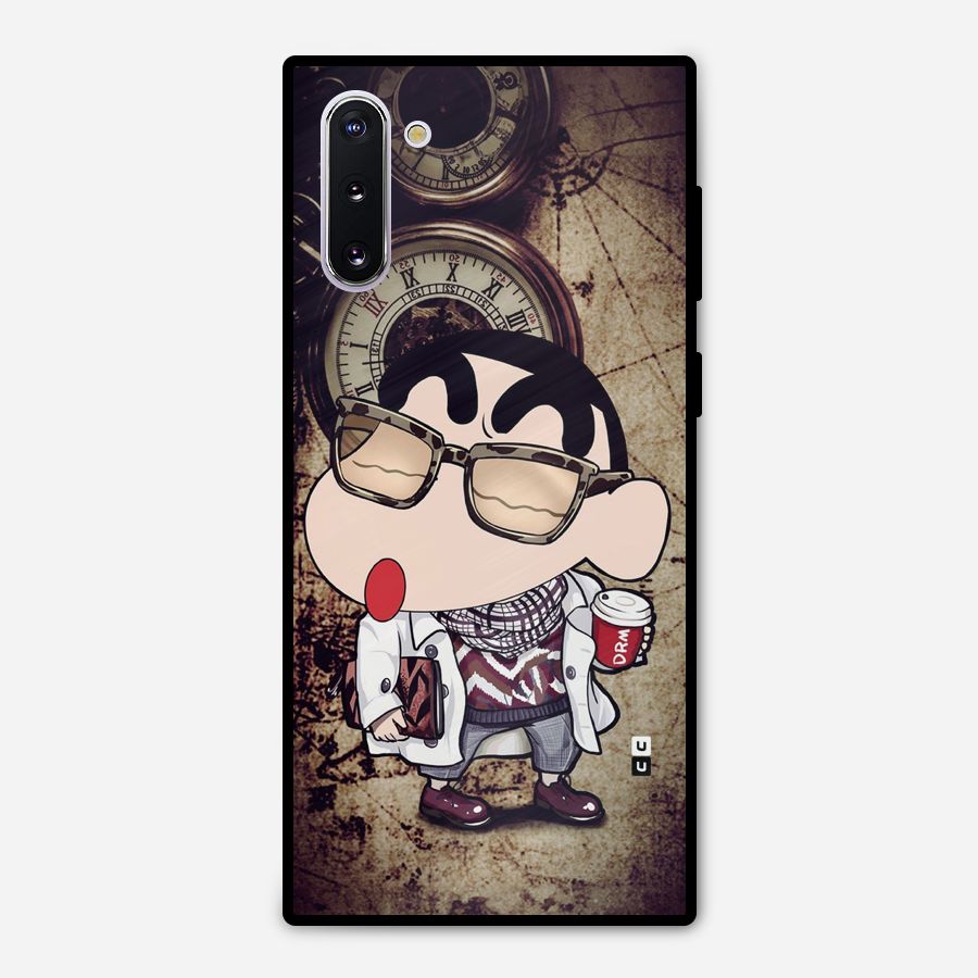 Dope Shinchan Metal Back Case for Galaxy Note 10