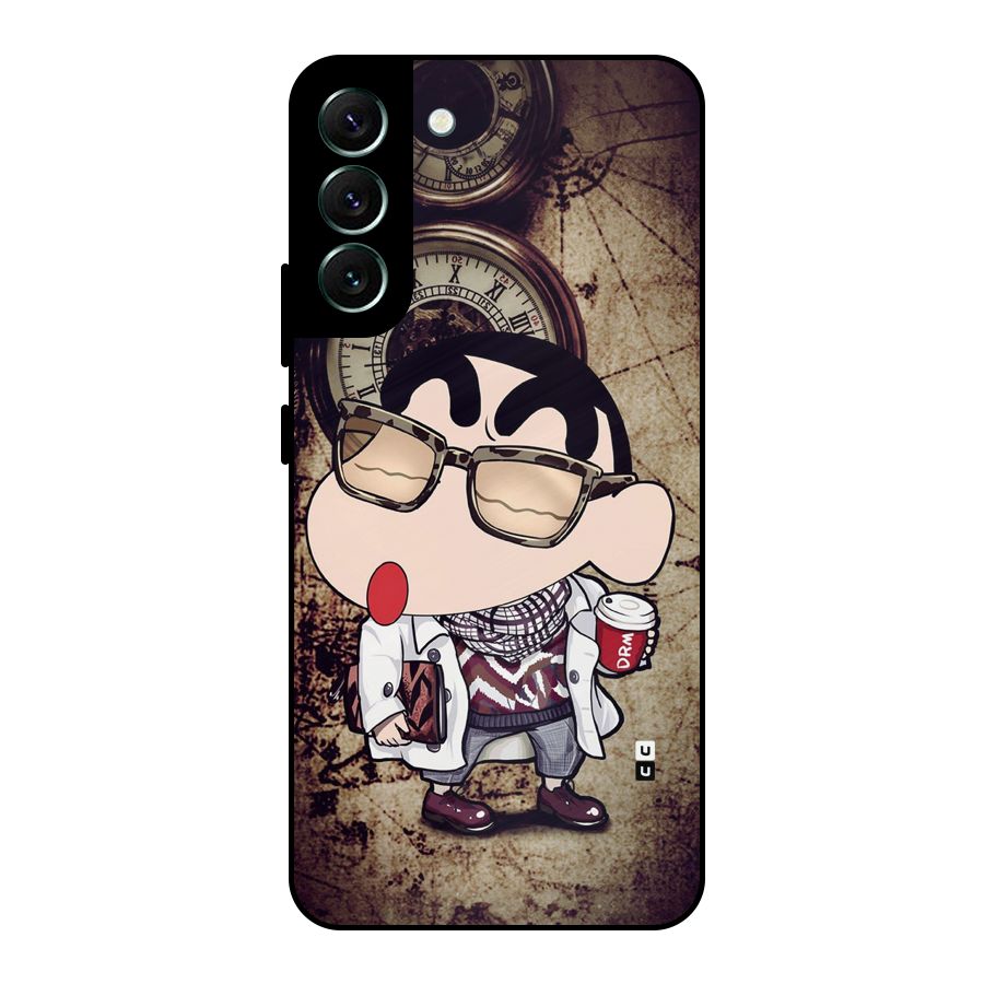 Dope Shinchan Metal Back Case for Galaxy S22 Plus 5G