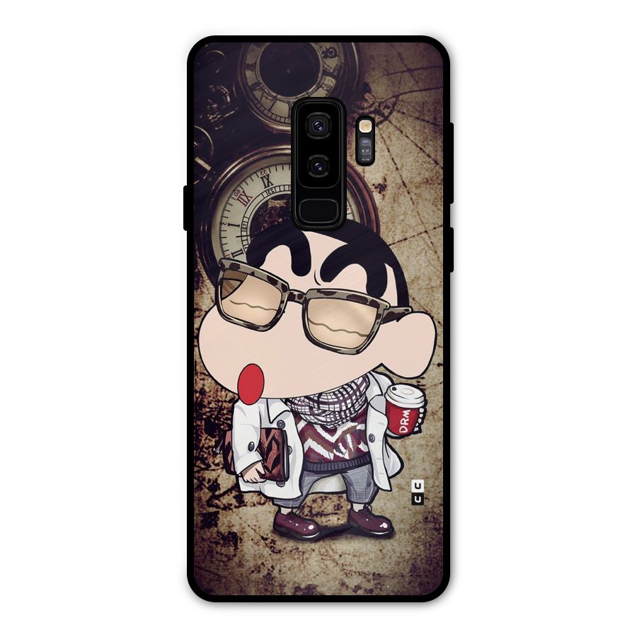 Dope Shinchan Metal Back Case for Galaxy S9 Plus