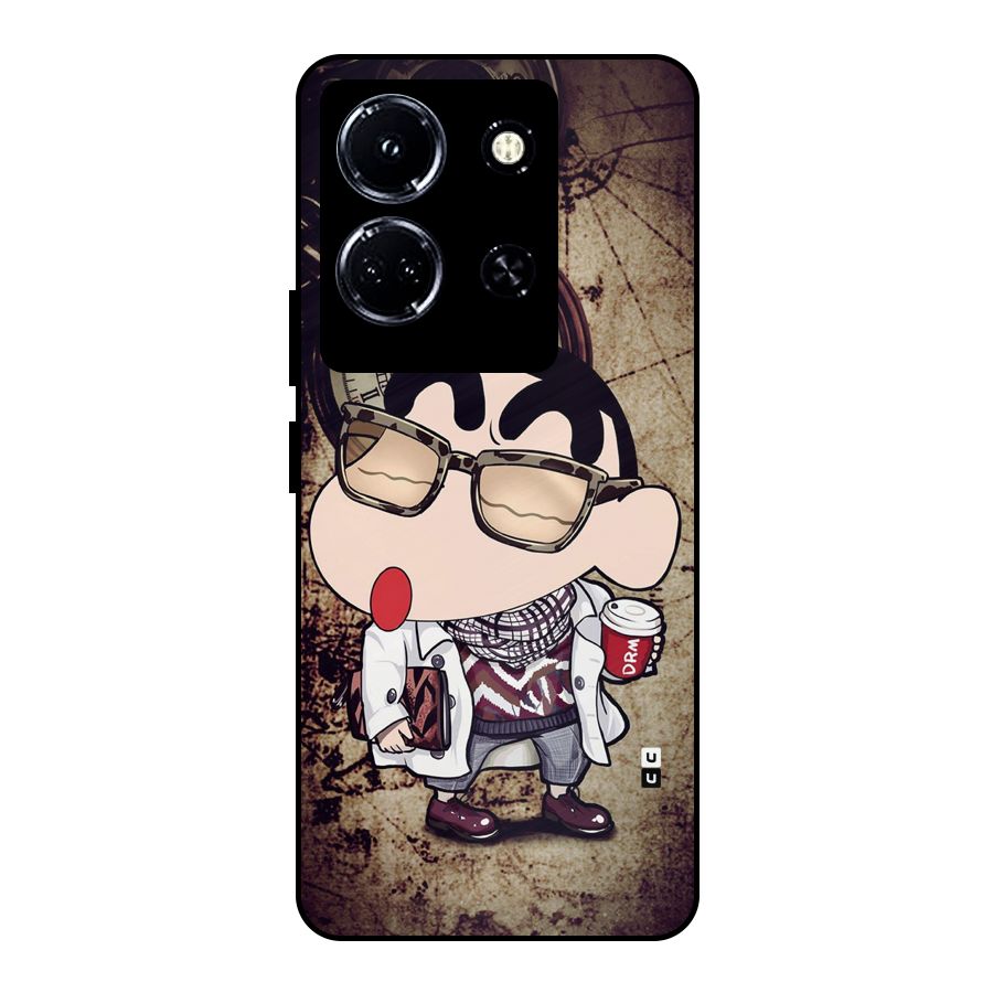 Dope Shinchan Metal Back Case for Infinix Note 30 5G