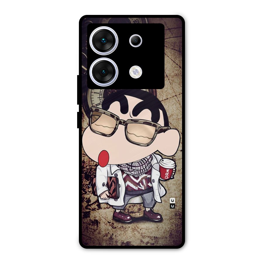 Dope Shinchan Metal Back Case for Infinix Zero 30 5G