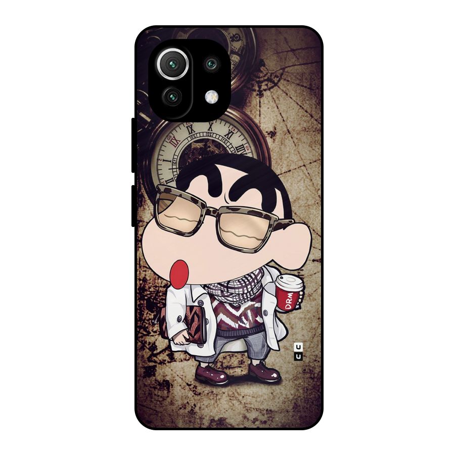 Dope Shinchan Metal Back Case for Mi 11 Lite