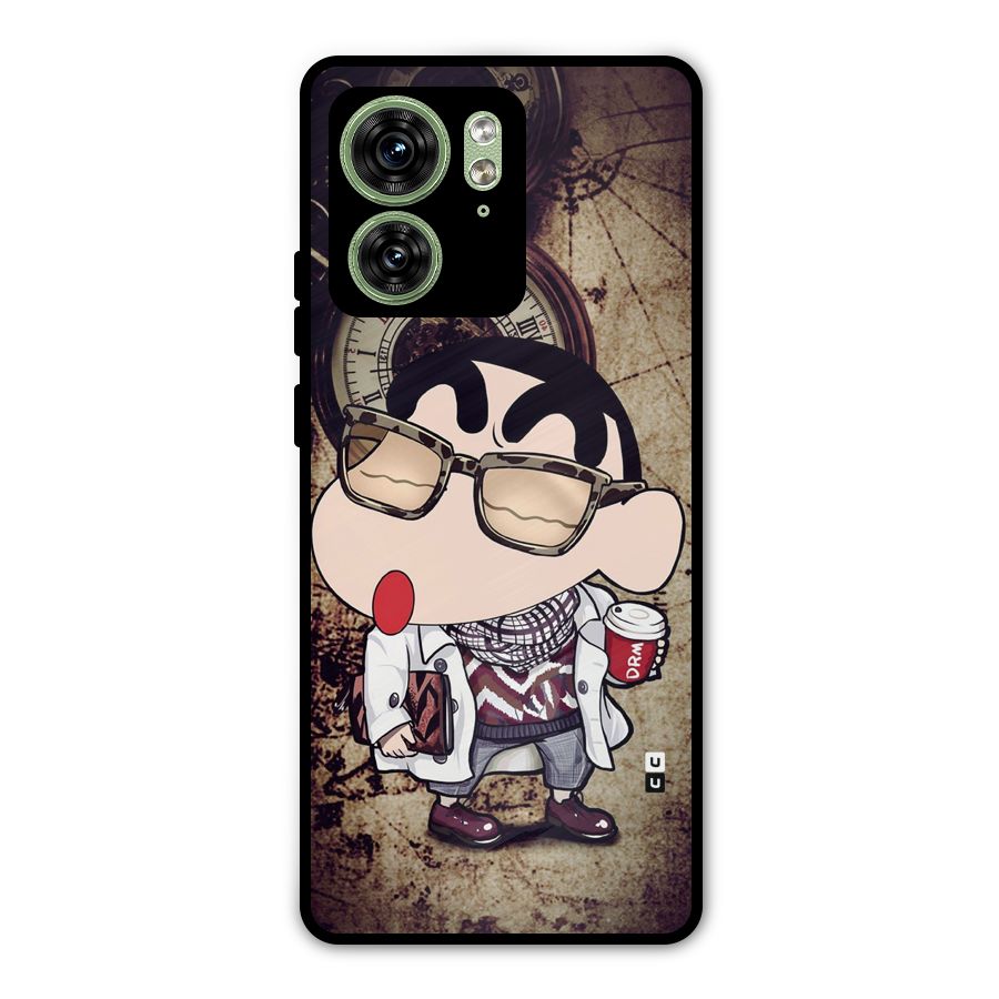 Dope Shinchan Metal Back Case for Motorola Edge 40 5G