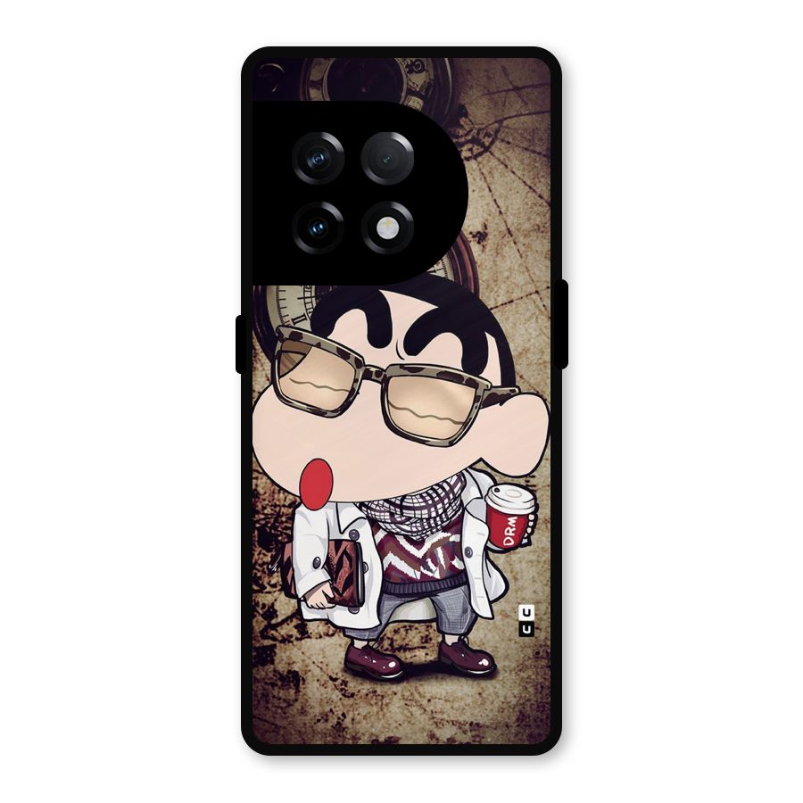 Dope Shinchan Metal Back Case for OnePlus 11R