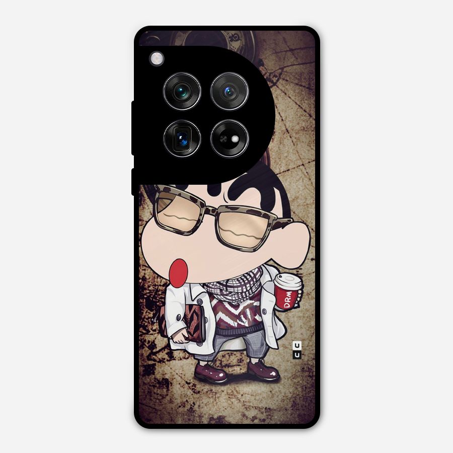 Dope Shinchan Metal Back Case for OnePlus 12