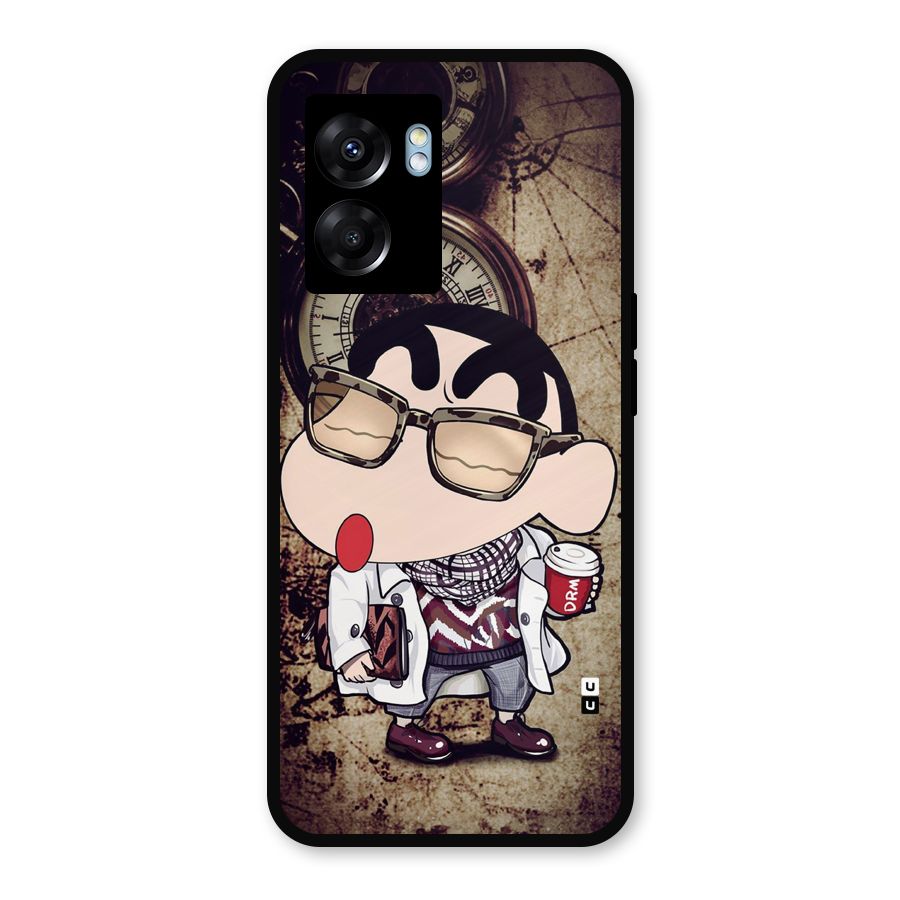Dope Shinchan Metal Back Case for Oppo K10 (5G)