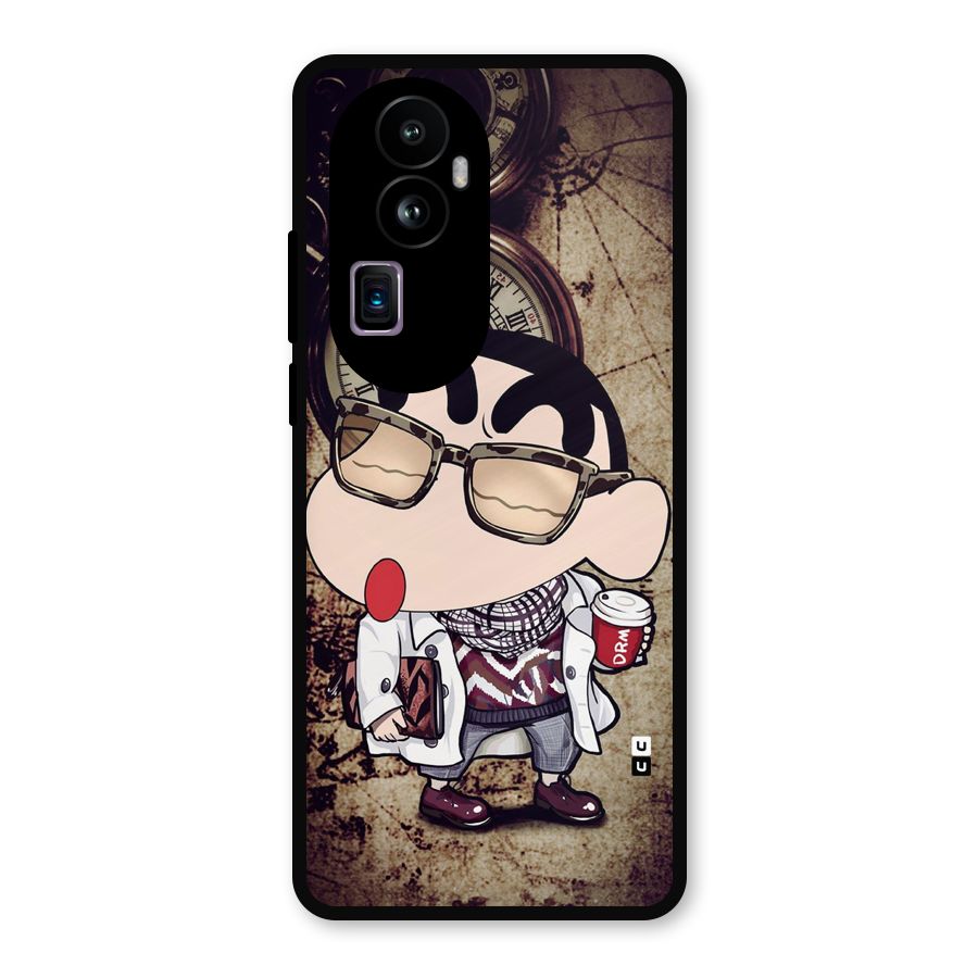 Dope Shinchan Metal Back Case for Oppo Reno10 Pro Plus