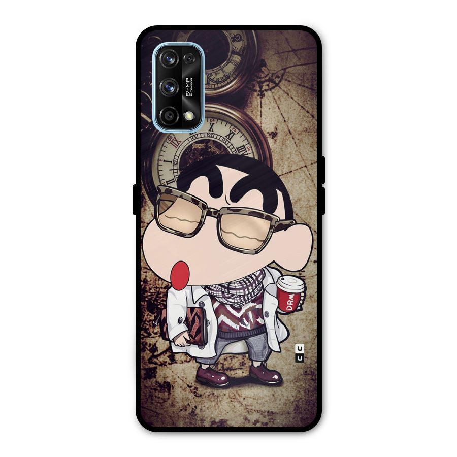 Dope Shinchan Metal Back Case for Realme 7 Pro
