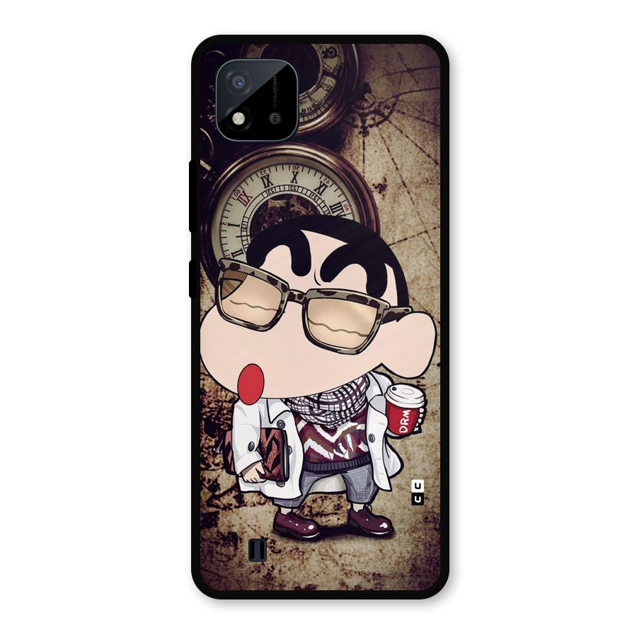 Dope Shinchan Metal Back Case for Realme C11 2021