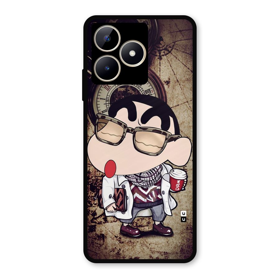 Dope Shinchan Metal Back Case for Realme C53