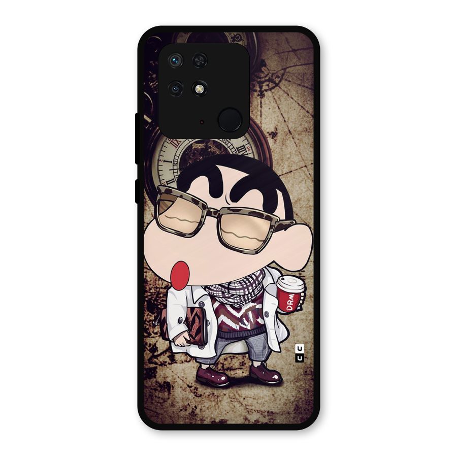 Dope Shinchan Metal Back Case for Redmi 10 Power
