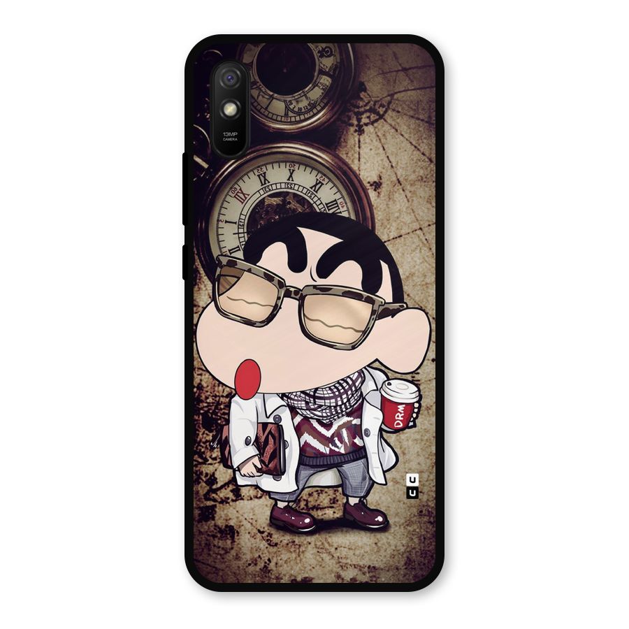 Dope Shinchan Metal Back Case for Redmi 9a