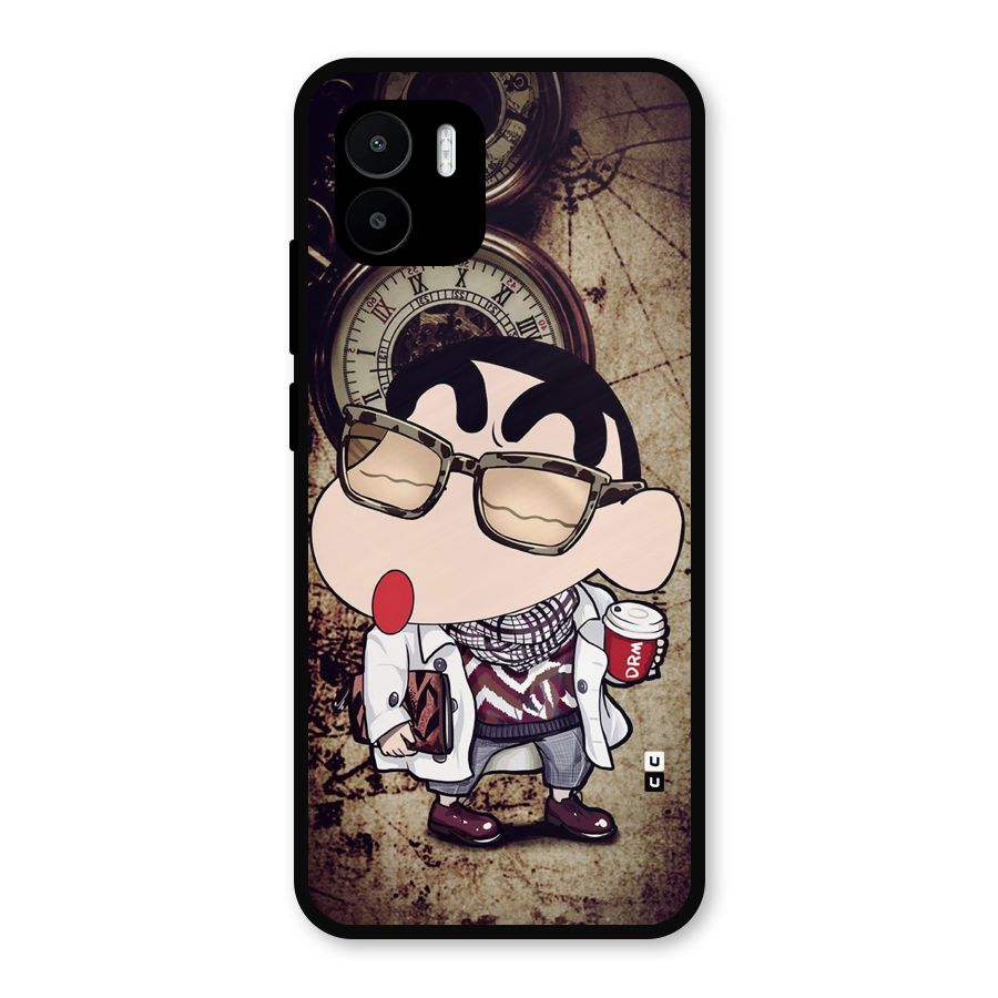 Dope Shinchan Metal Back Case for Redmi A1