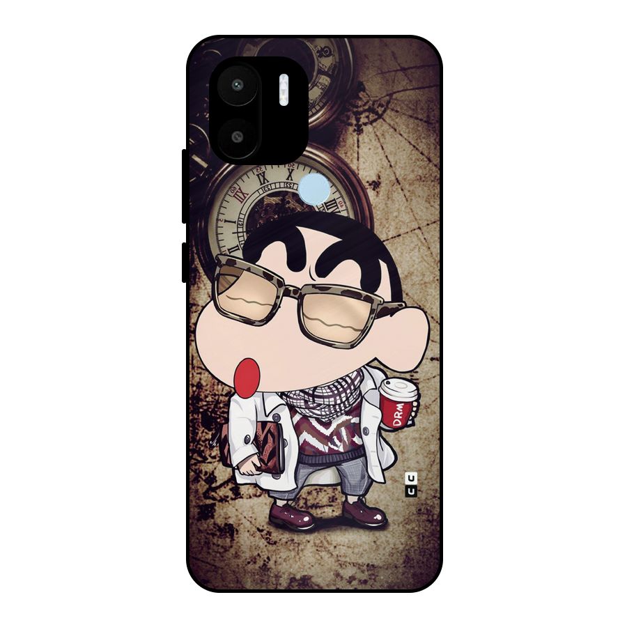 Dope Shinchan Metal Back Case for Redmi A2 Plus