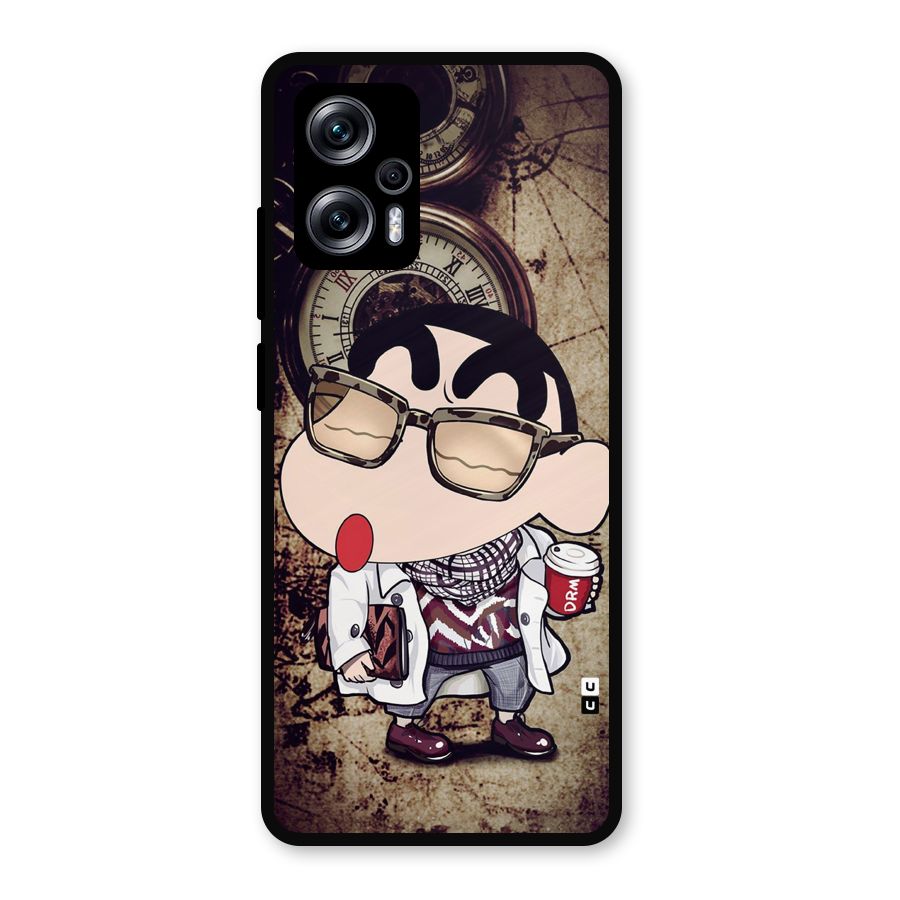 Dope Shinchan Metal Back Case for Redmi K50i