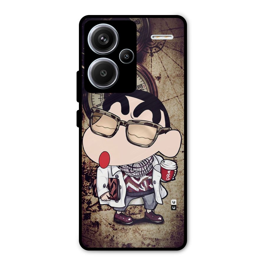 Dope Shinchan Metal Back Case for Redmi Note 13 Pro Plus