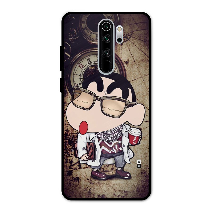 Dope Shinchan Metal Back Case for Redmi Note 8 Pro