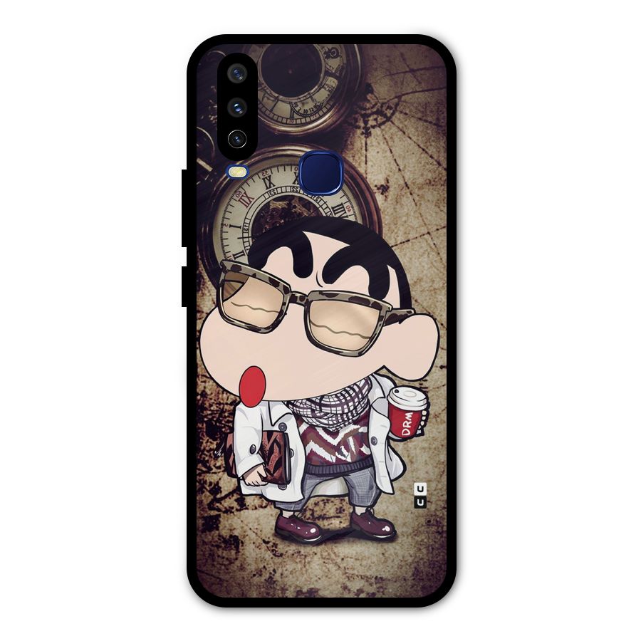Dope Shinchan Metal Back Case for Vivo U10