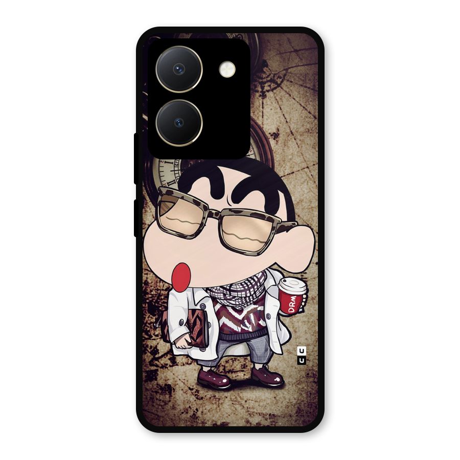 Dope Shinchan Metal Back Case for Vivo Y36