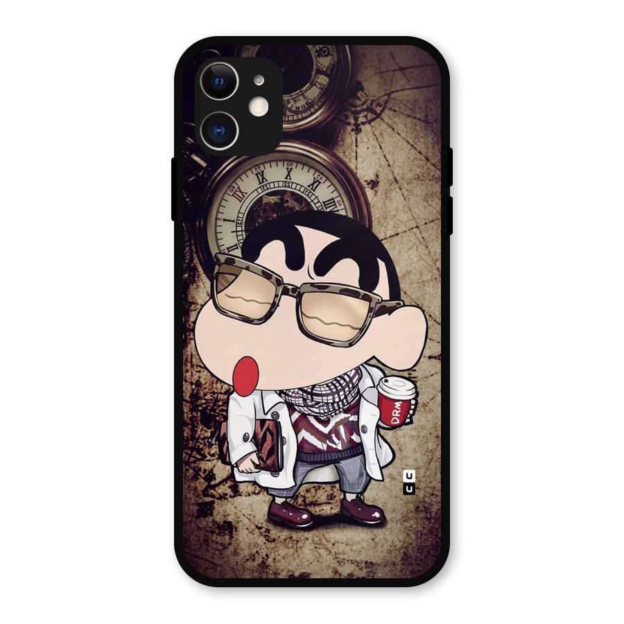 Dope Shinchan Metal Back Case for iPhone 11