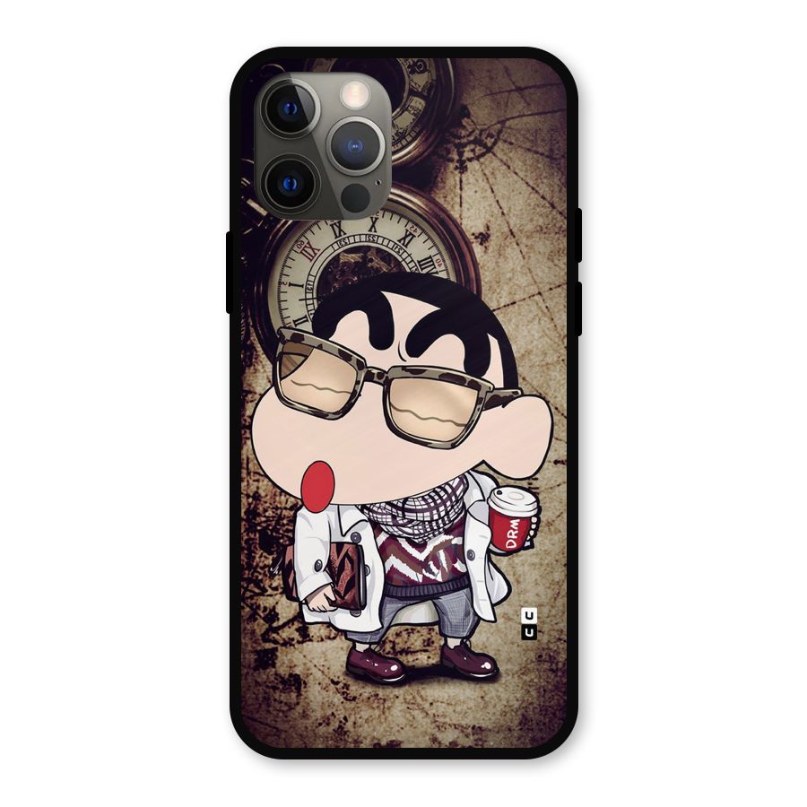 Dope Shinchan Metal Back Case for iPhone 12 Pro