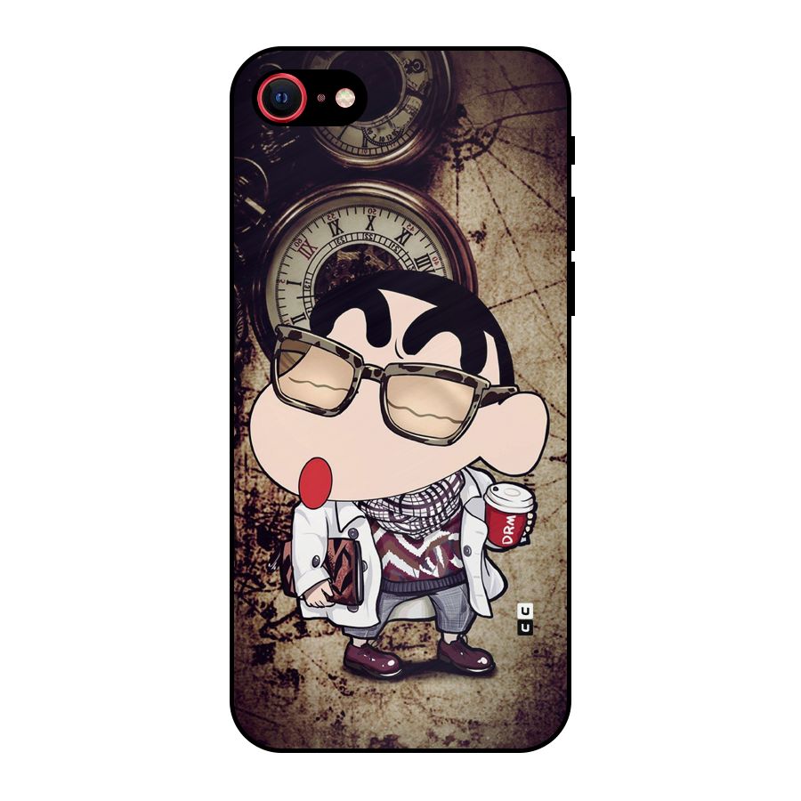 Dope Shinchan Metal Back Case for iPhone SE 2022