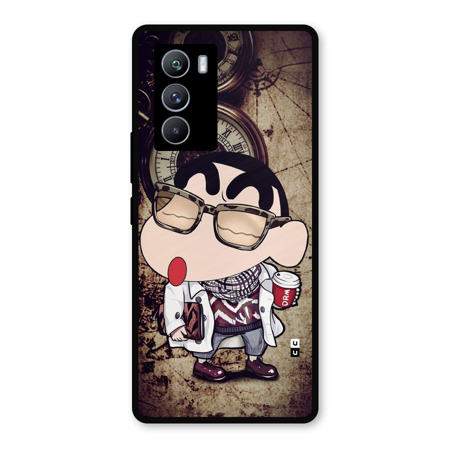 Dope Shinchan Metal Back Case for iQOO 9 SE