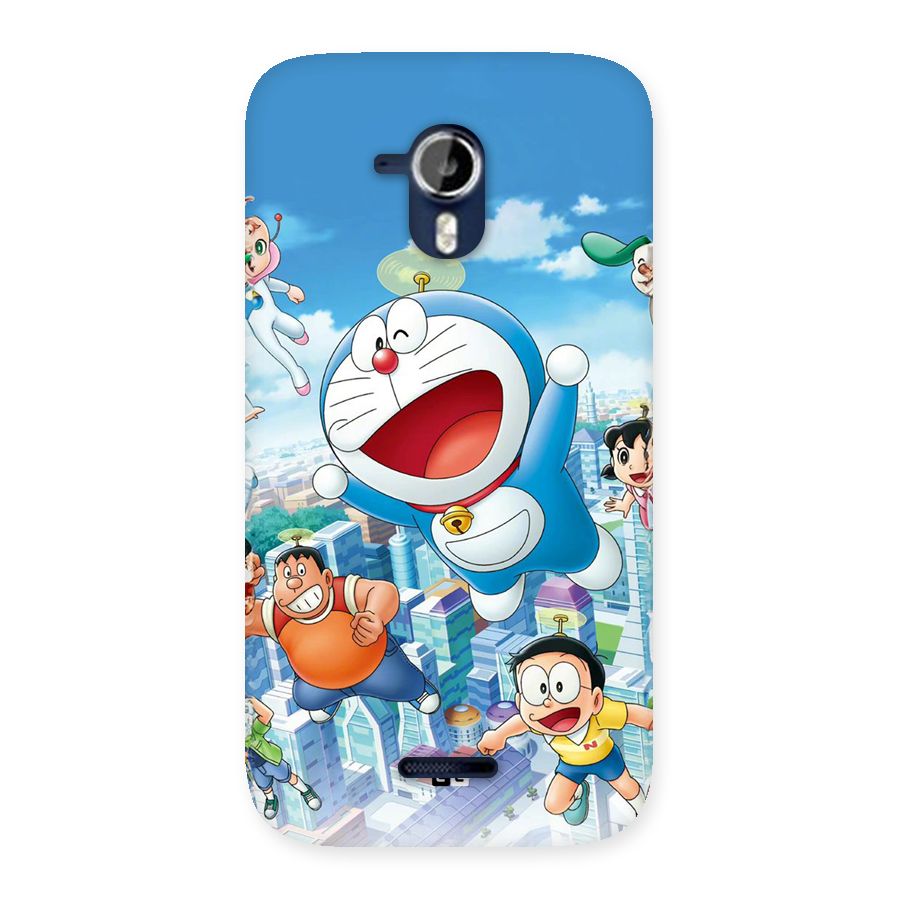 Doremon Flying Back Case for Canvas Magnus A117