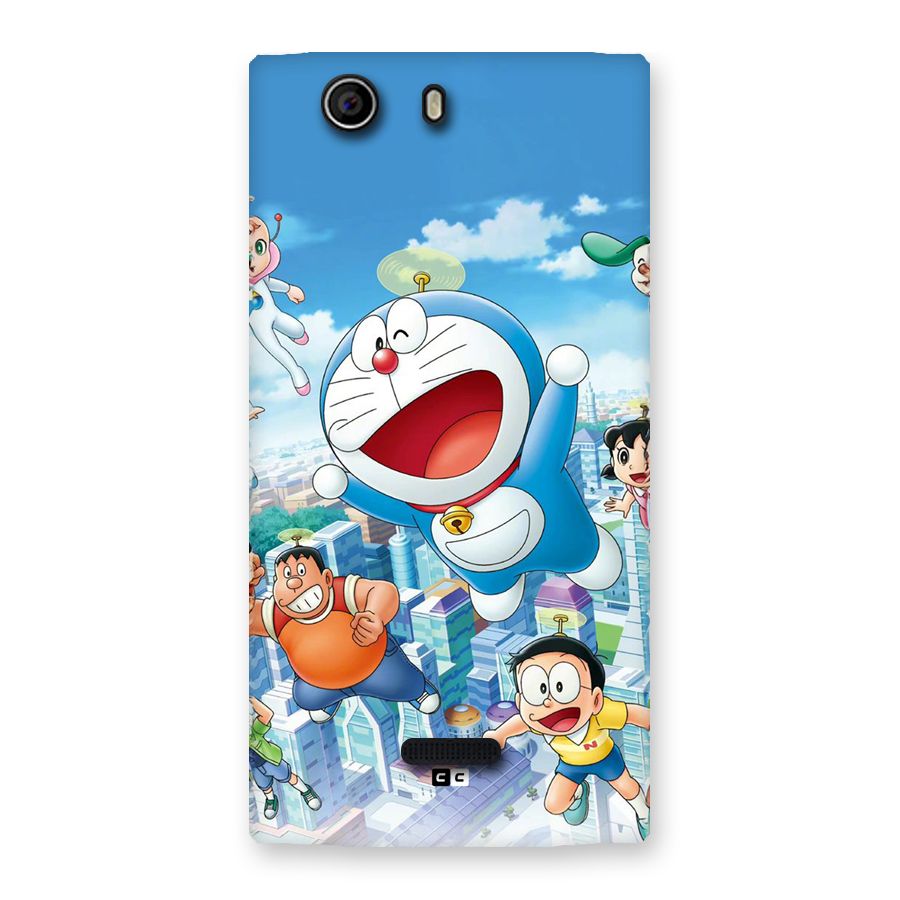 Doremon Flying Back Case for Canvas Nitro 2 E311