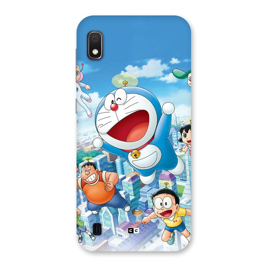 Doremon Flying Back Case for Galaxy A10