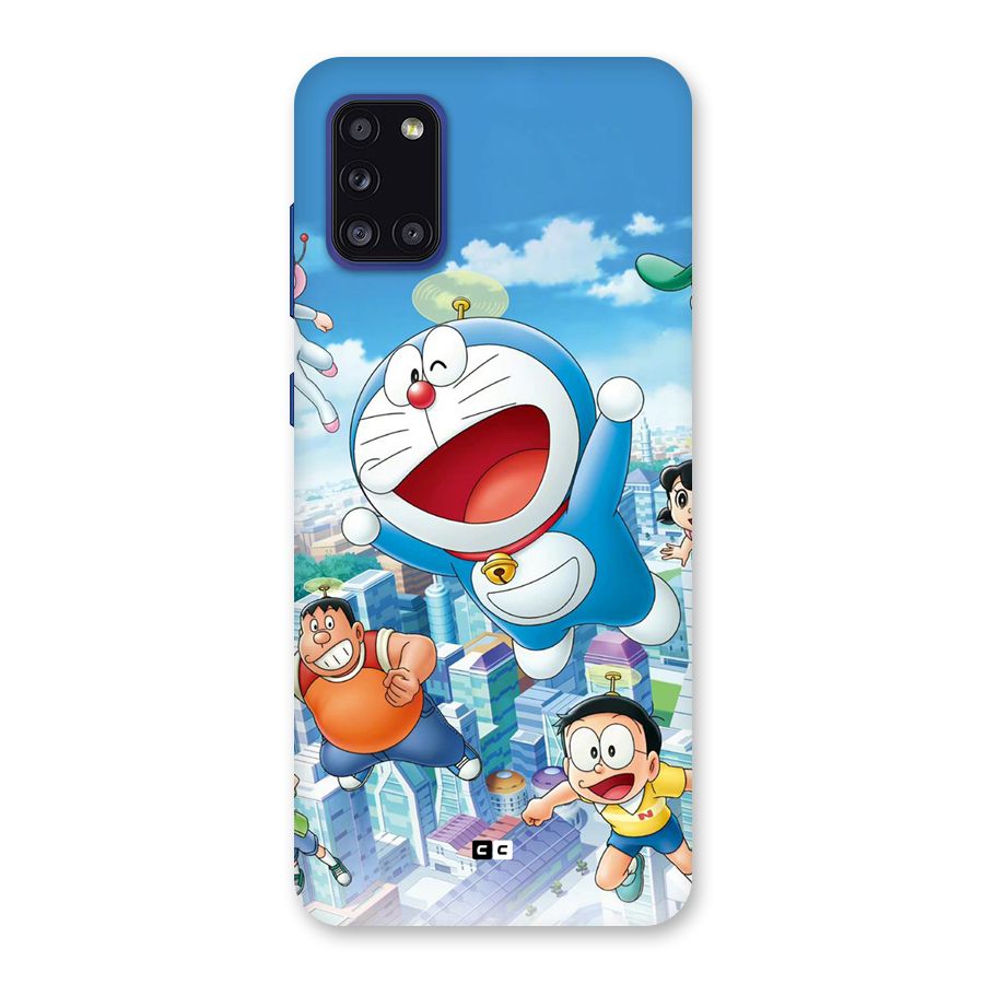 Doremon Flying Back Case for Galaxy A31