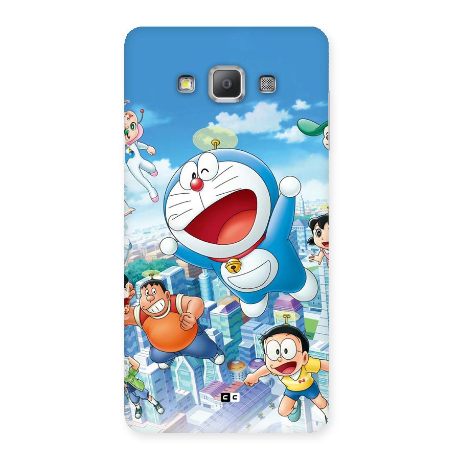 Doremon Flying Back Case for Galaxy A7