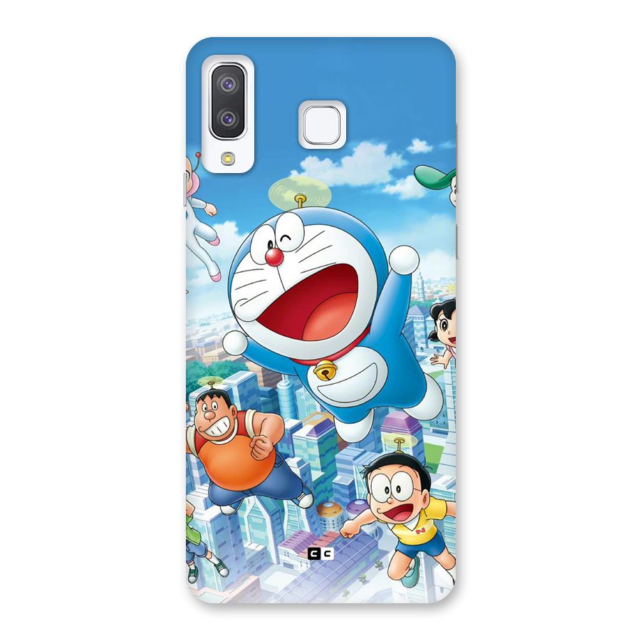Doremon Flying Back Case for Galaxy A8 Star