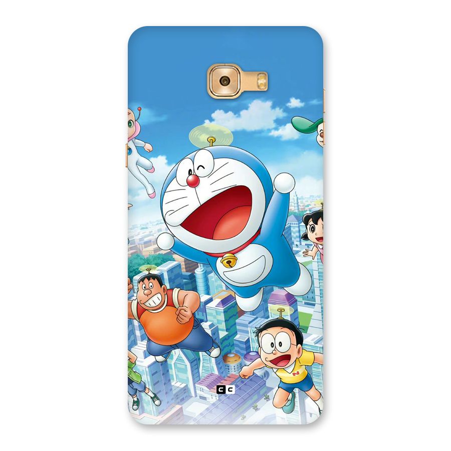 Doremon Flying Back Case for Galaxy C9 Pro