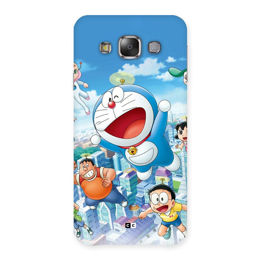 Doremon Flying Back Case for Galaxy E7