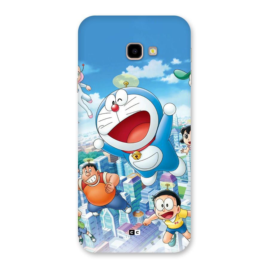 Doremon Flying Back Case for Galaxy J4 Plus