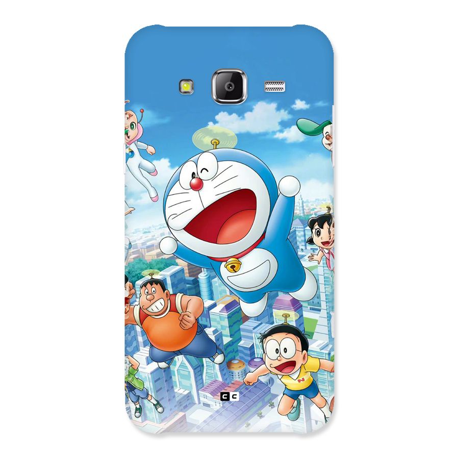 Doremon Flying Back Case for Galaxy J5