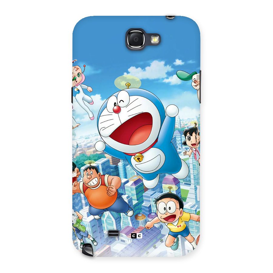 Doremon Flying Back Case for Galaxy Note 2